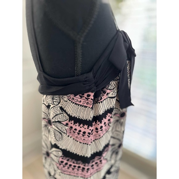 Milly of New York Silk Halter Sheath Dress Sz. 6 - Picture 6 of 10